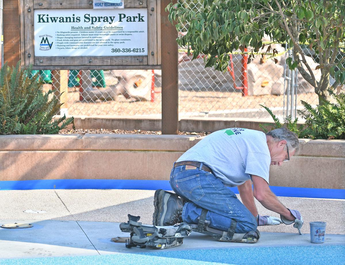 Mv Spray Park Gets A New Surface Local News Goskagit Com