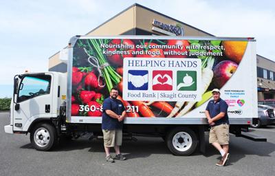 Grub On Board Helping Hands Food Bank Gets Help With New