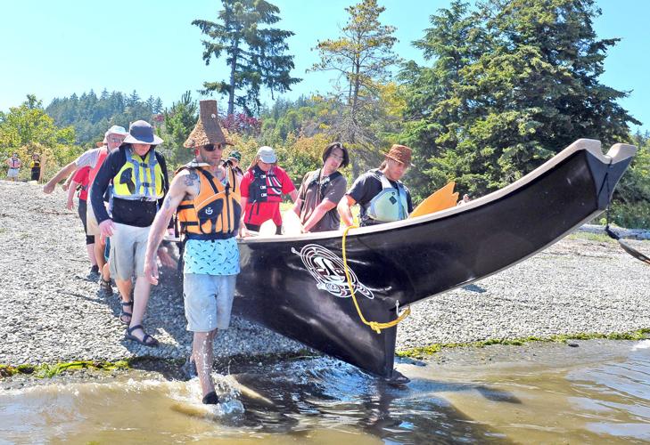 Native Canoe Family event