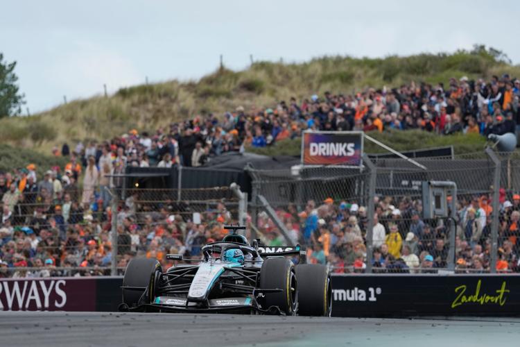 Lando Norris on pole for Dutch Grand Prix as Russell cruises to sprint ...