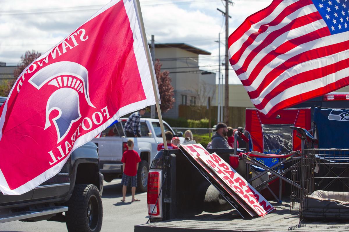 Stanwood Youth Football parade, 4.19.20