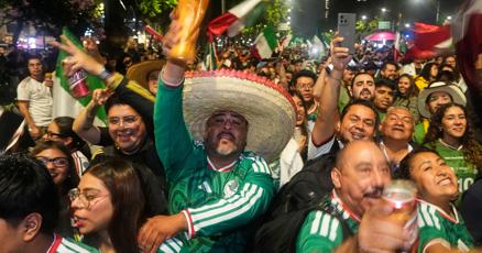 Priced out of World Cup games, Mexican fans take celebrations into their own hands