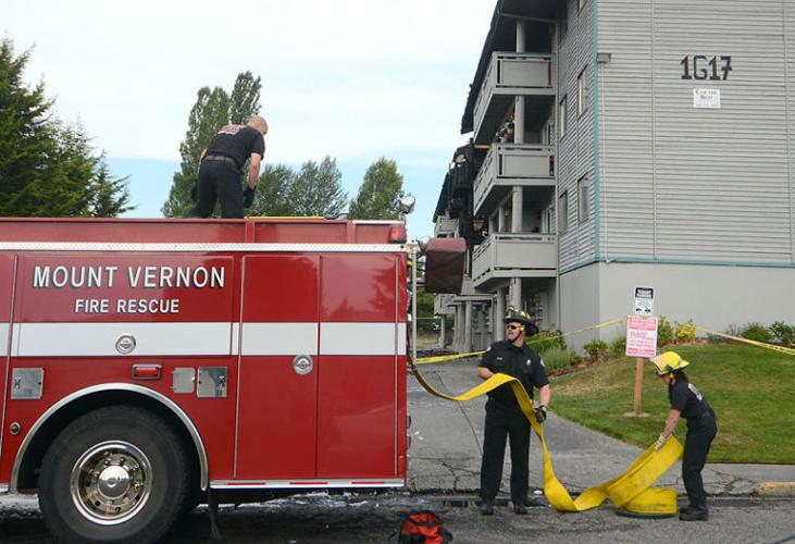 Mount Vernon Apartment Fire Gallery