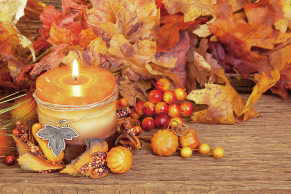 Combine decorations for fall, Halloween and Thanksgiving All Access