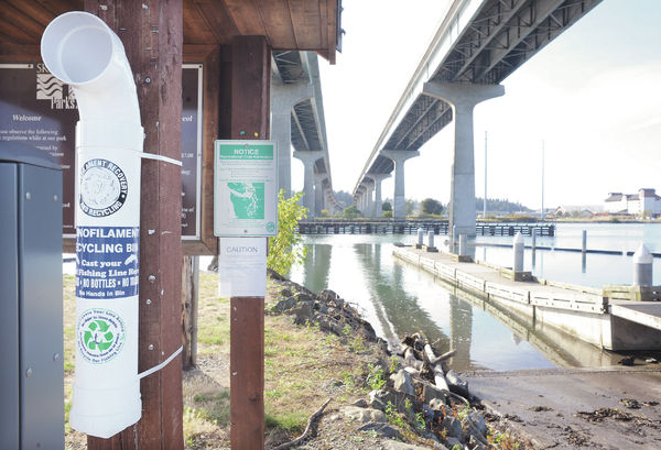 Beach Watchers set tubes to fight fishing line litter, All Access