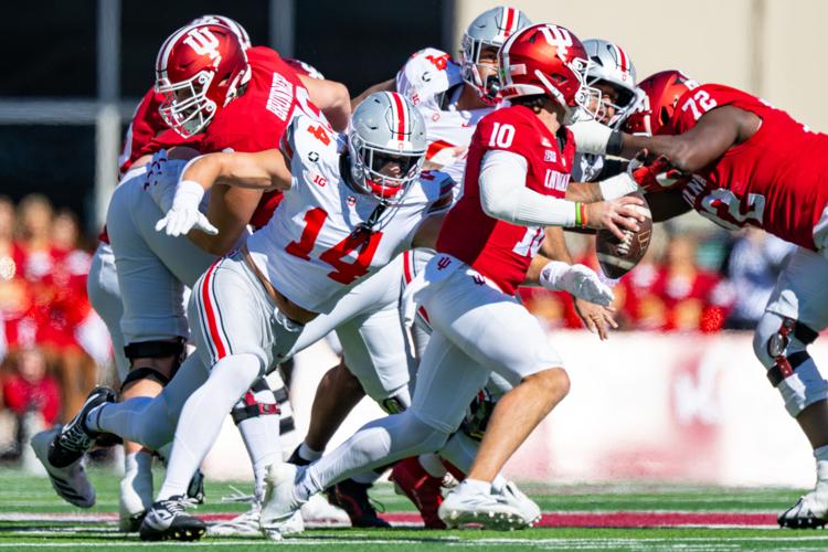 No. 4 Ohio State holds off No. 5 Indiana for 19-15 victory but loses QB ...