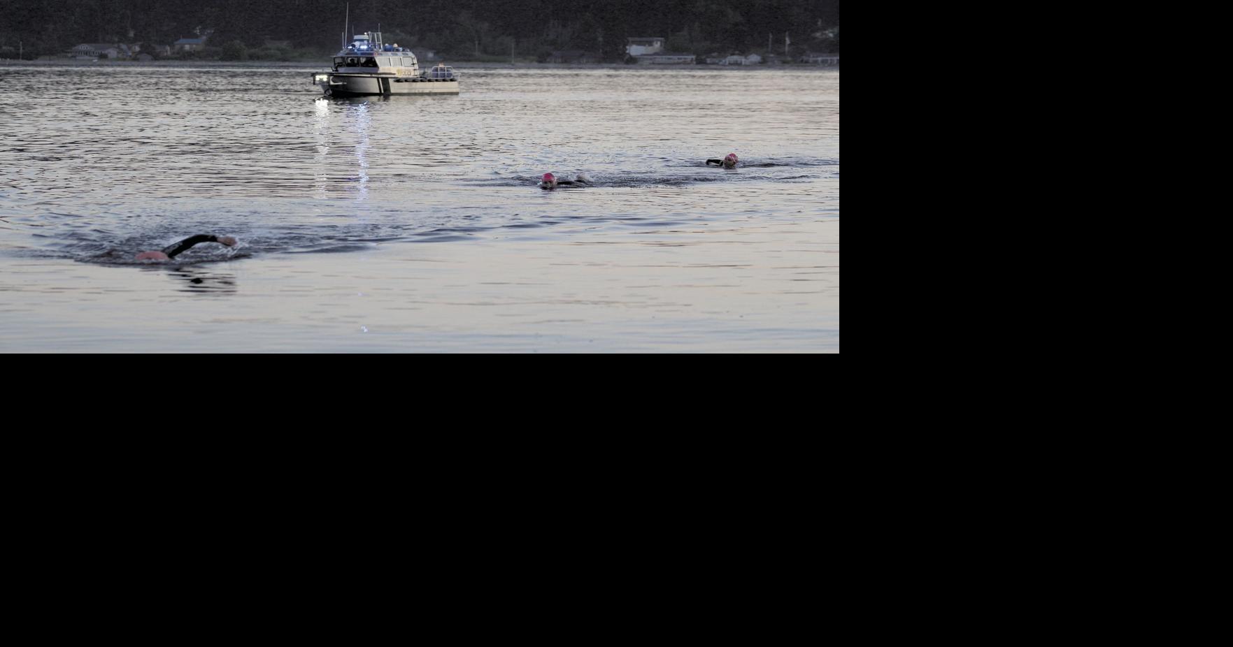 Swimmers face elements, wildlife on annual Guemes Channel crossing ...