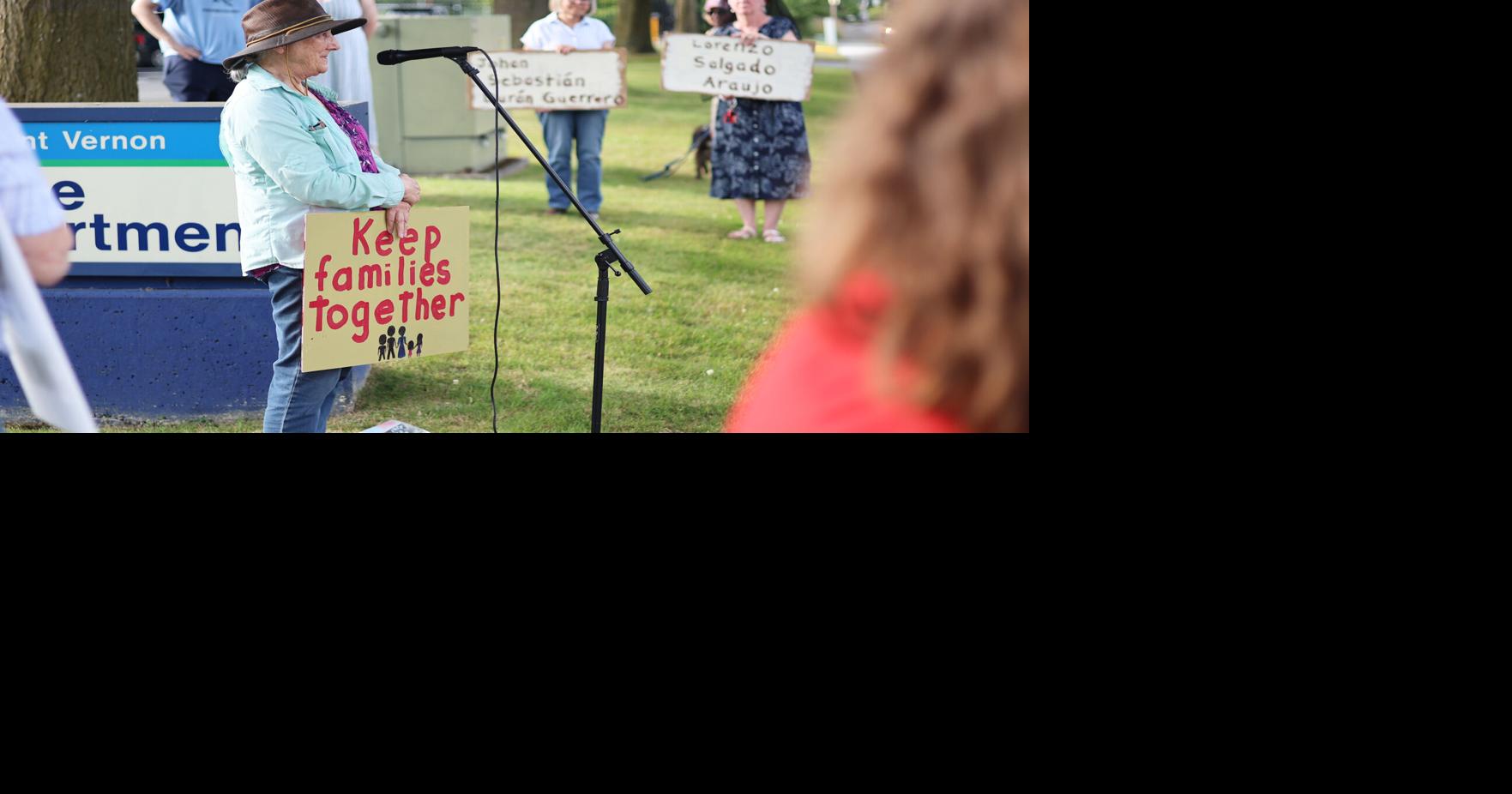 Community holds vigil in Mount Vernon for those taken, killed by ICE