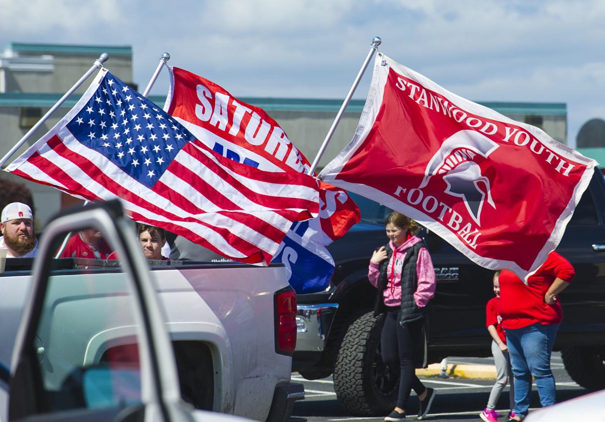 Stanwood Youth Football parade, 4.19.20