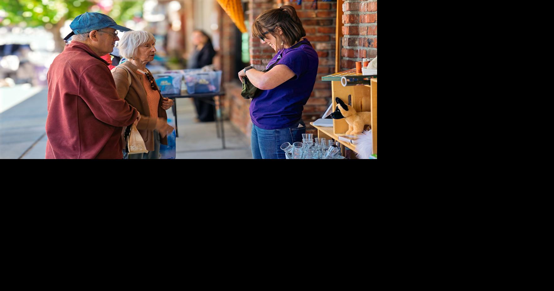 Shops, sidewalks, dogs and smiles: Anacortes turns out for Whale of a Sale