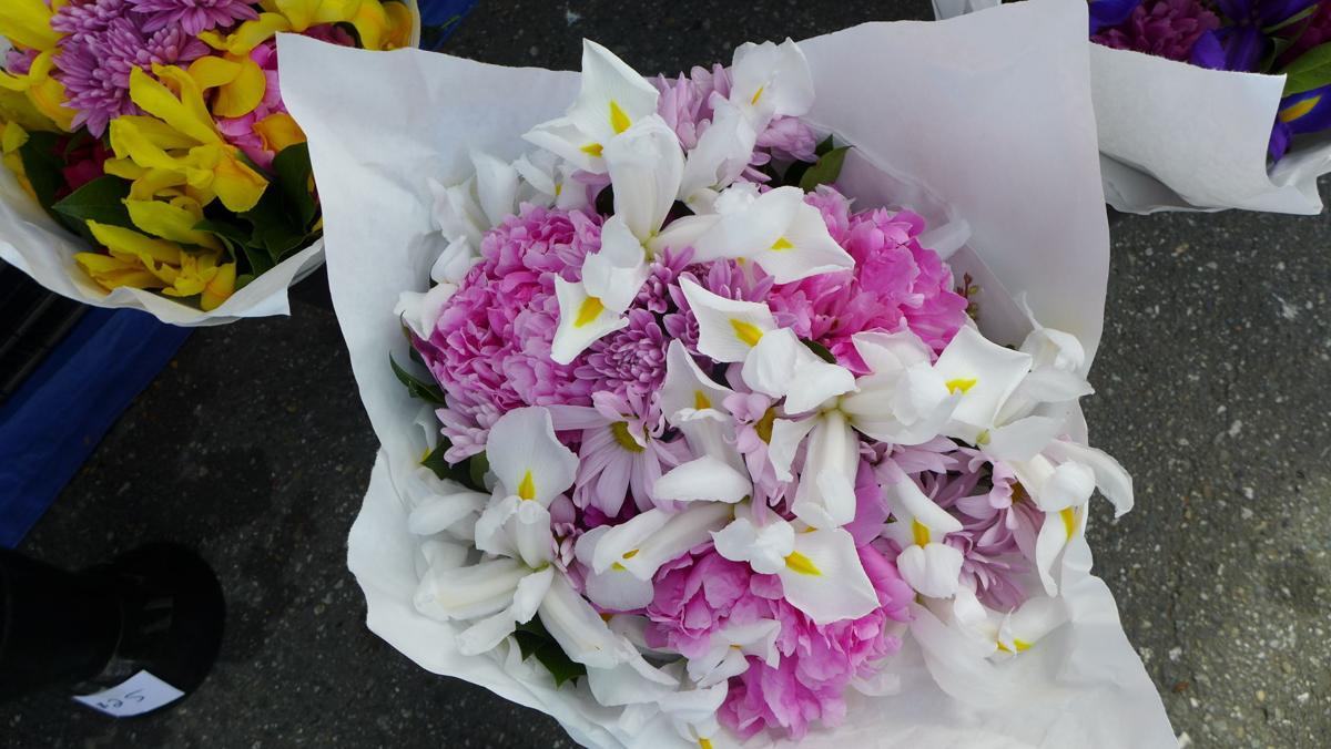 Stwd FM flowers pink white