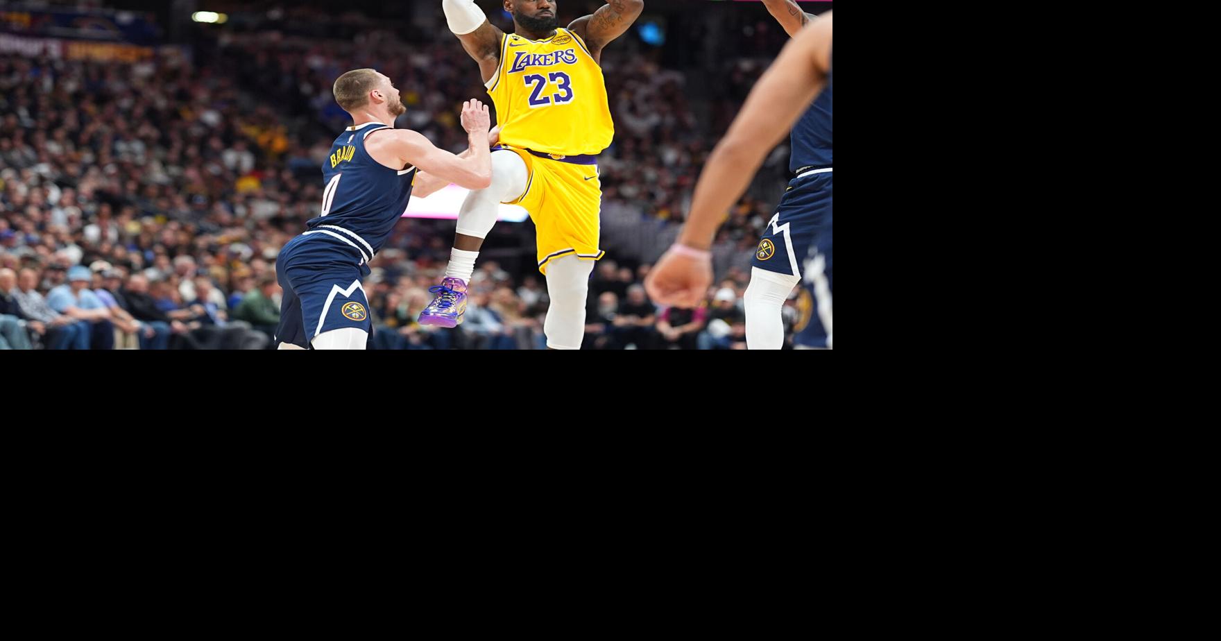 LeBron James breaks the NBA career field goals record in the Lakers'  120-113 loss to the Nuggets | Sports | goskagit.com