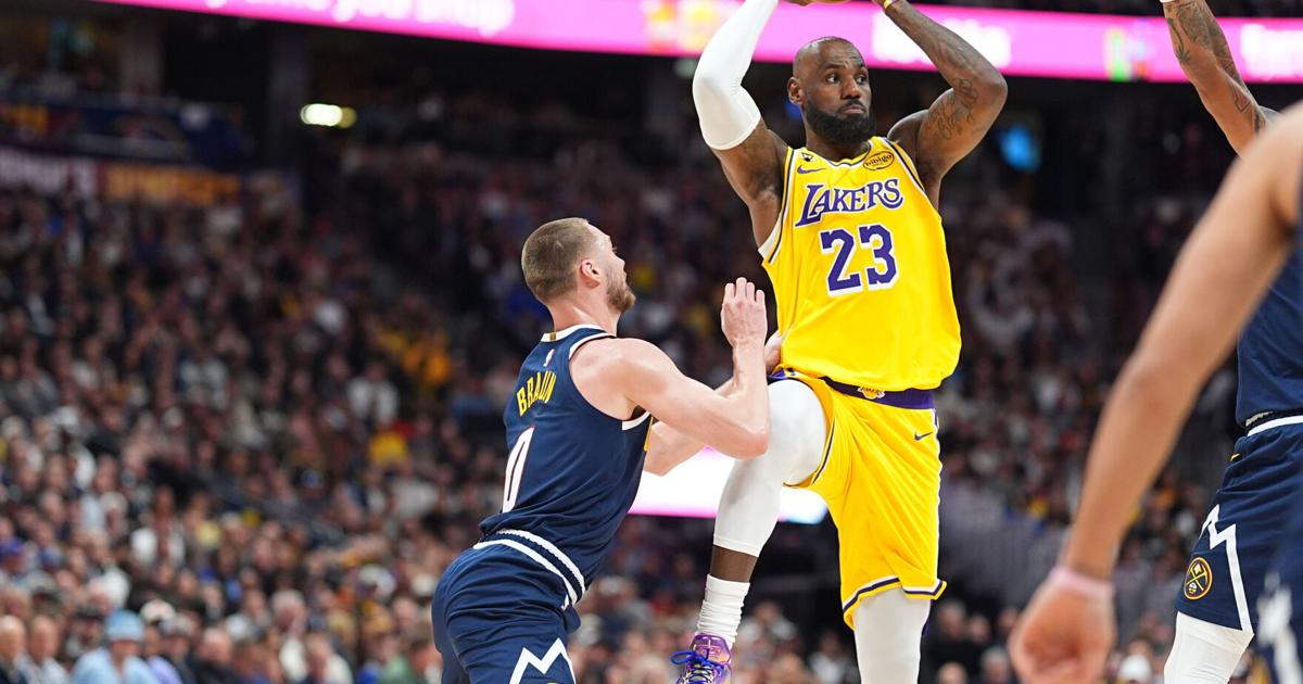 LeBron James breaks the NBA career field goals record in the Lakers' 120-113 loss to the Nuggets | Sports | goskagit.com
