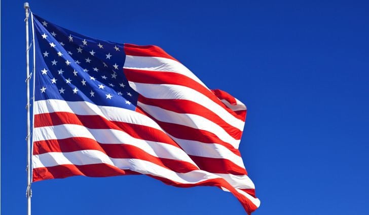 American flag logo