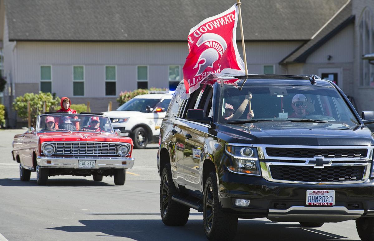 Stanwood Youth Football parade, 4.19.20