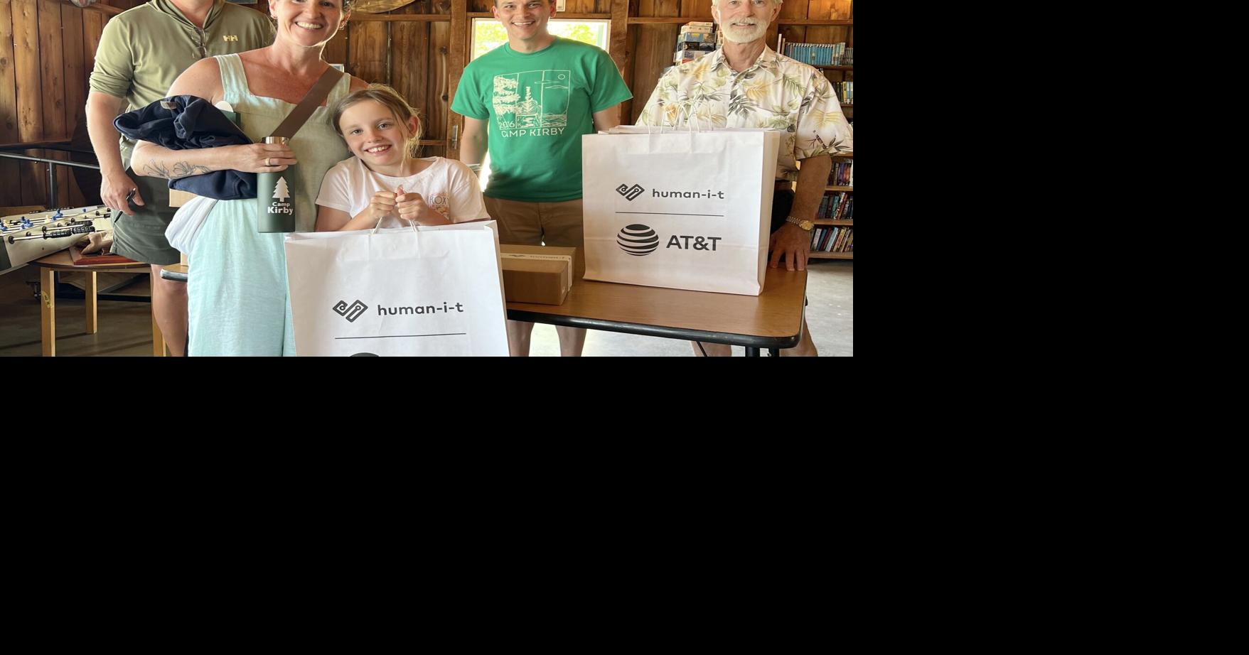 Camp Kirby participants receive laptops