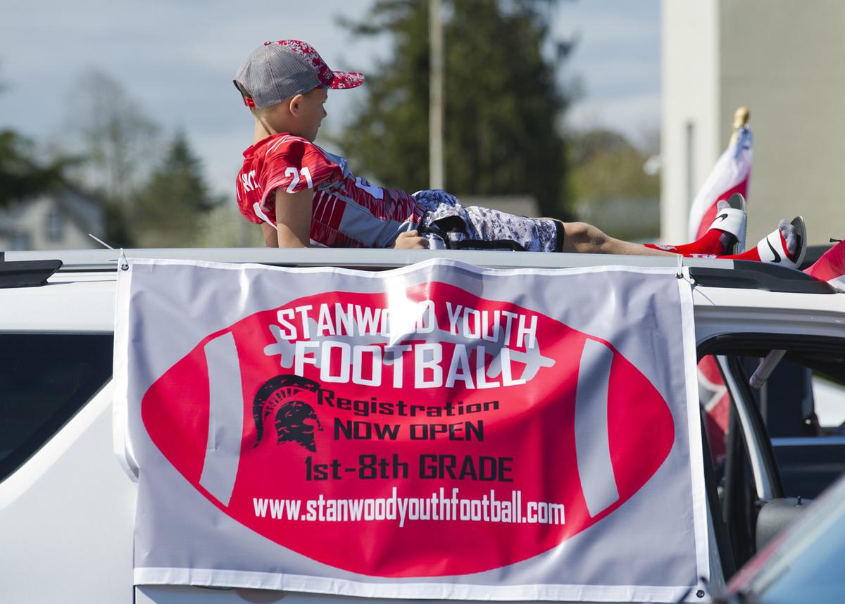 Stanwood Youth Football parade, 4.19.20