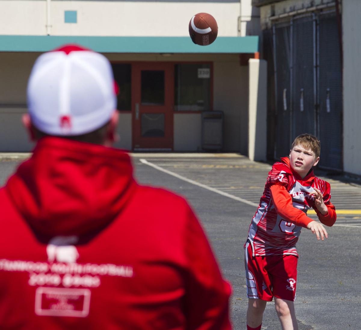 Stanwood Youth Football parade, 4.19.20
