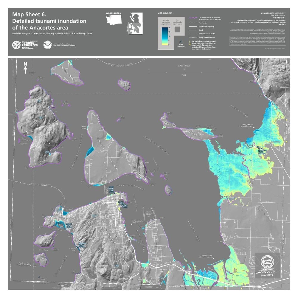 Skagit County using new maps to prepare for tsunamis ...