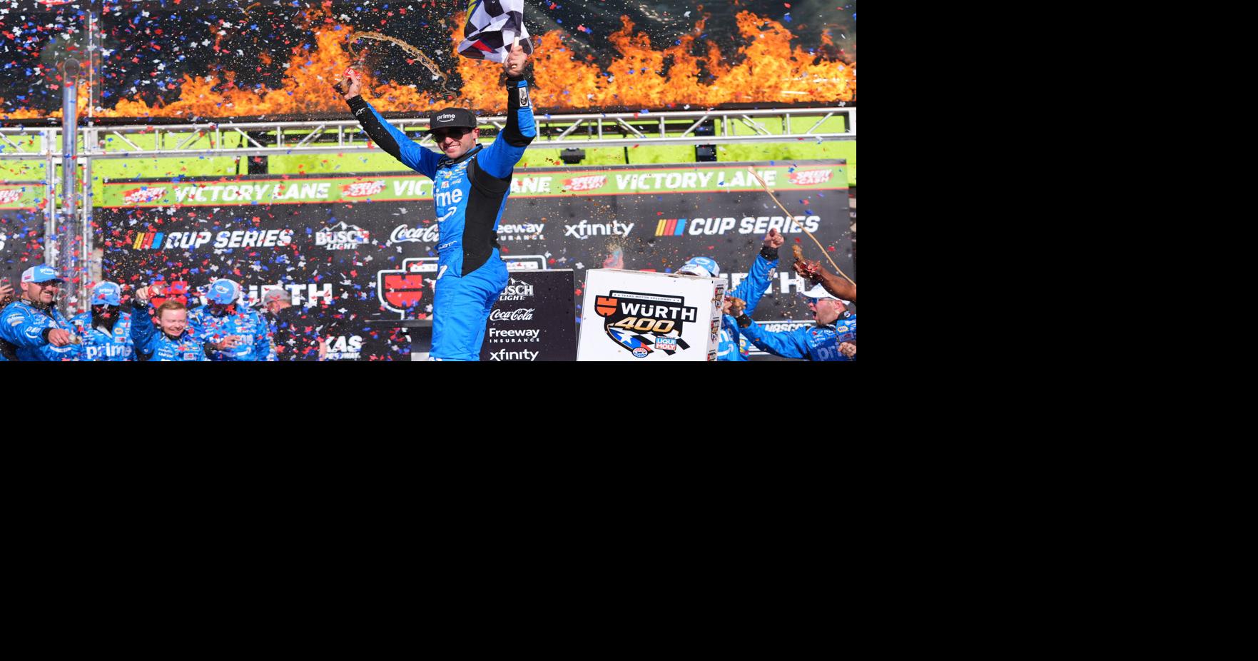 Chase Elliott wins at Texas to join Tyler Reddick as multiple Cup Series winners this season
