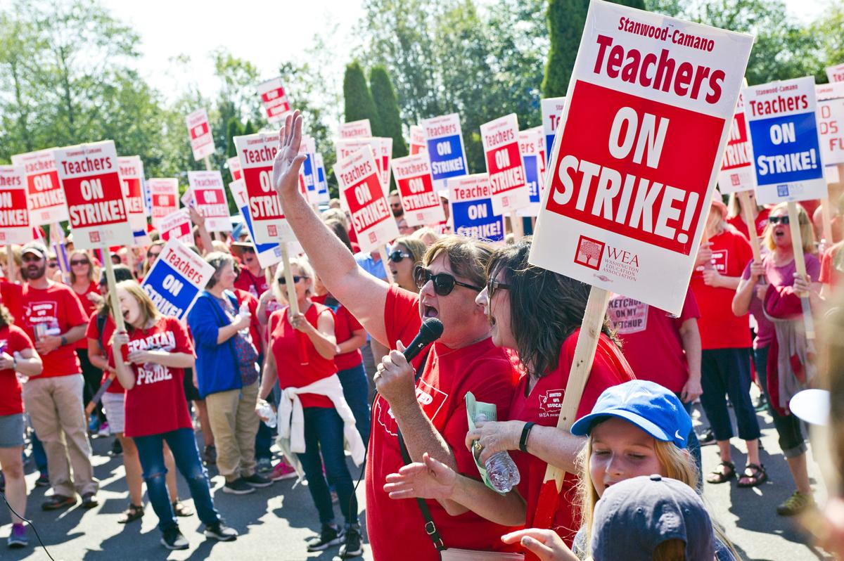 Strike will enter Day 2 as district and teachers have yet to reach a