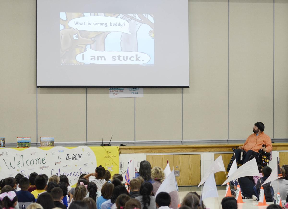 Author inspires inclusion, kindness at Little Mountain Elementary