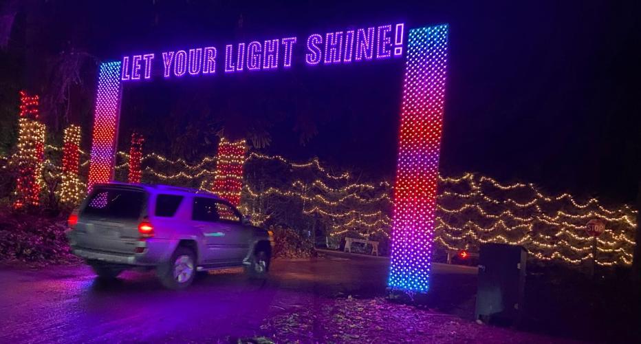 Lights of Christmas still shining bright