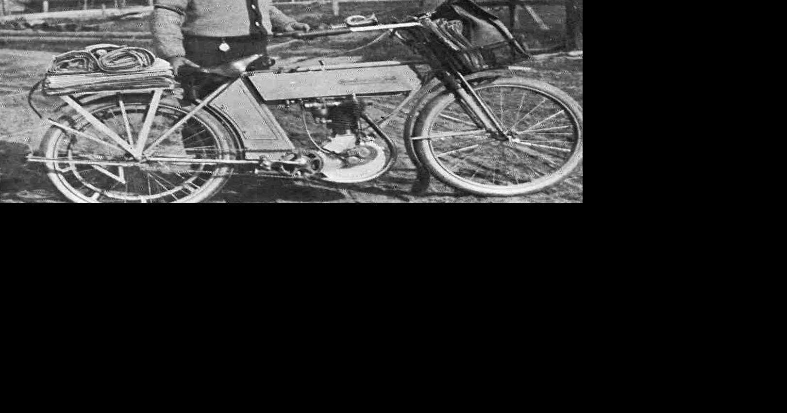 News Files: Mail carrier upgraded from horse to motorcycle about 100 ...