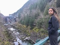 Janelle Schuyler at Gorge Dam