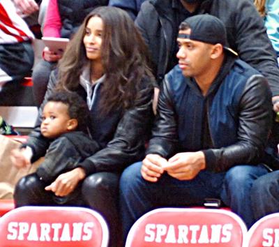 Russell Wilson Ciara Take In Stanwood Girls Hoops Game Sports