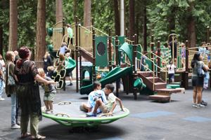 Inclusive playground at Hillcrest Park in Mount Vernon opens