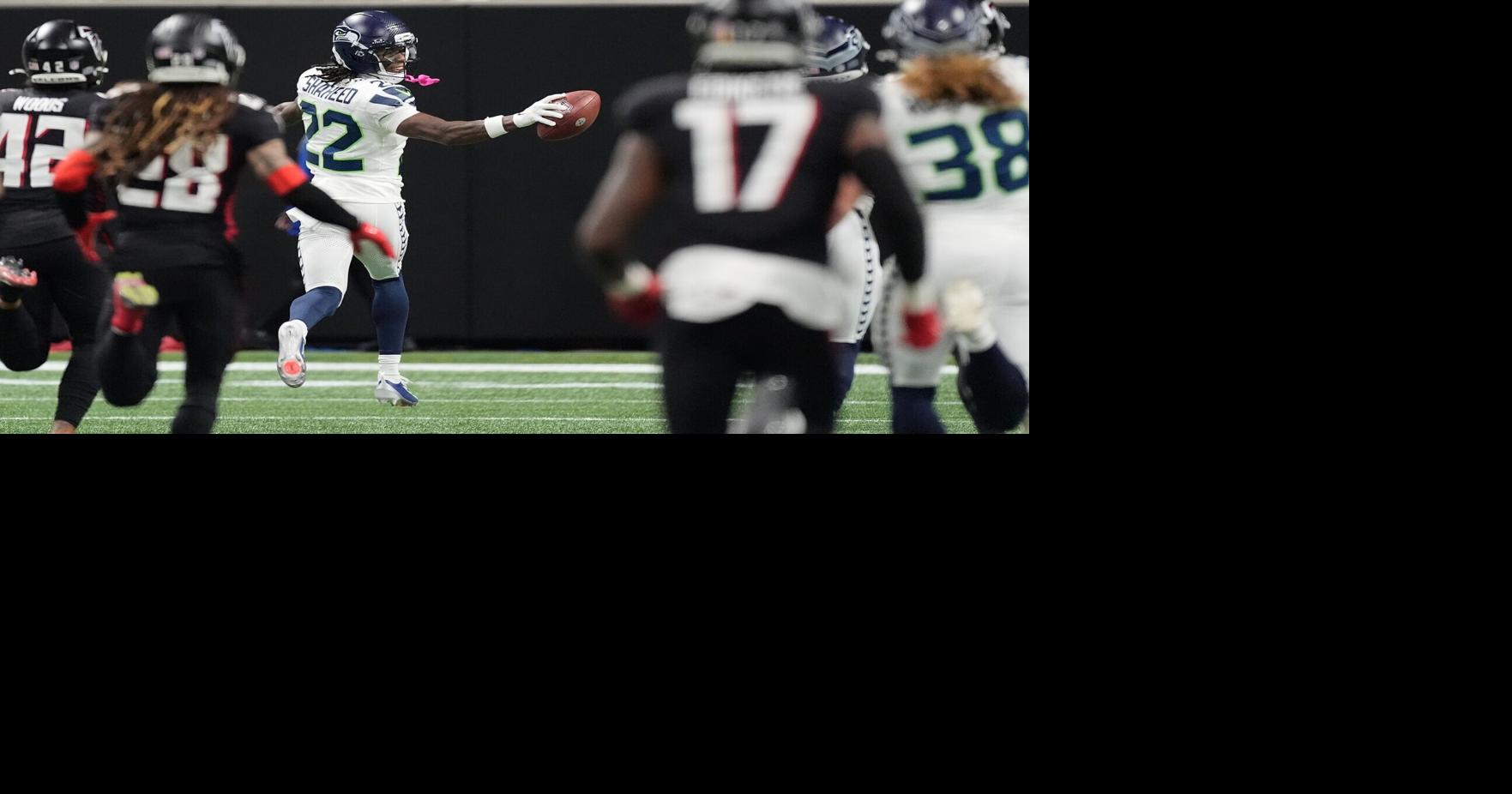 Rashid Shaheed returns kickoff 100 yards for TD and Seahawks blow away ...