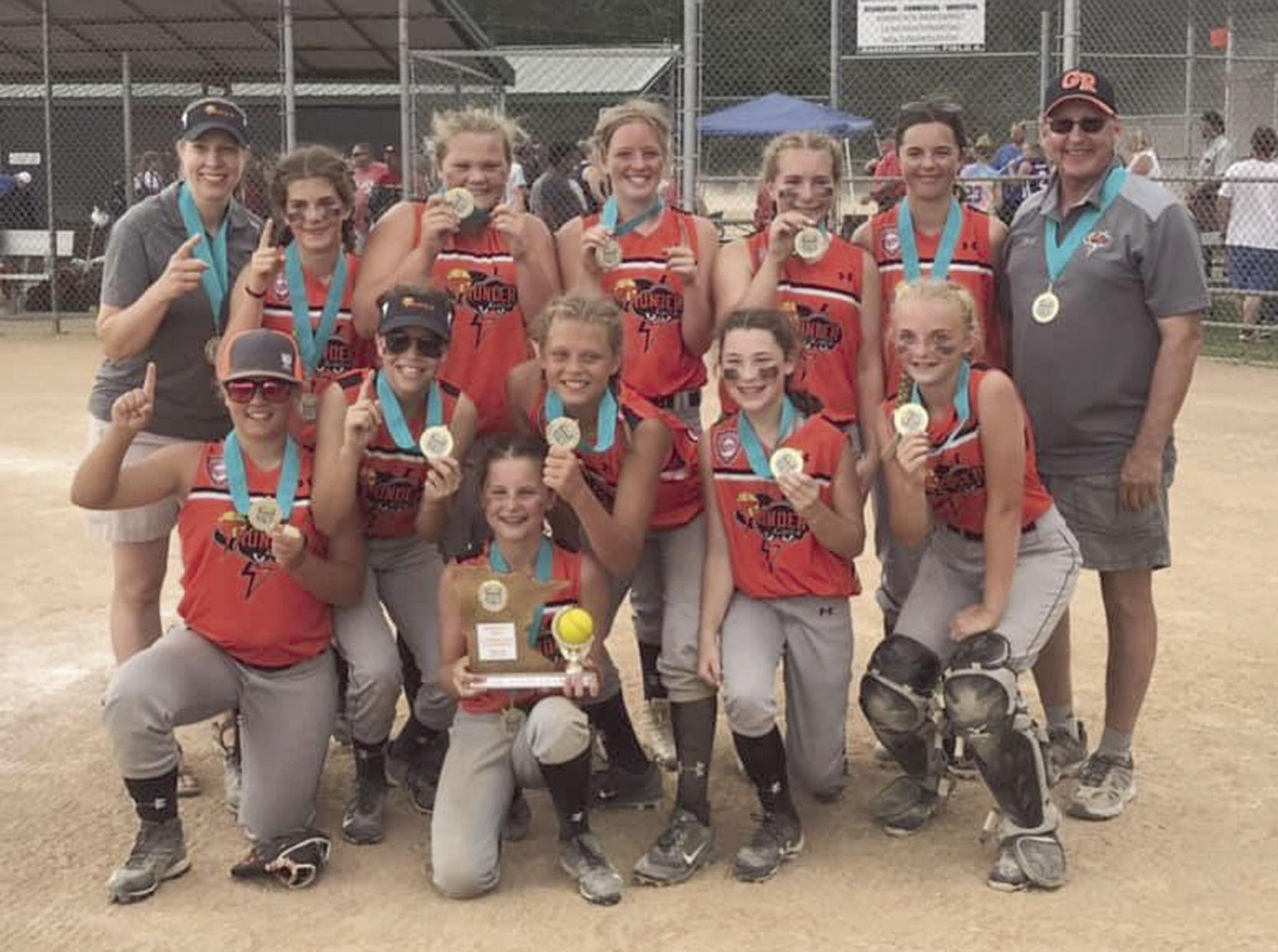 12U softball team wins tourney title Youth Sports