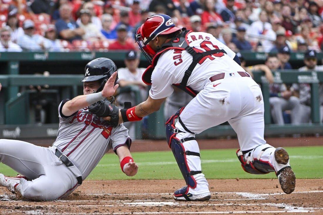 Braves knock off Cardinals 62 in opener of twin bill Sports