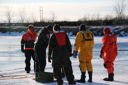 14th Annual Ice Rescue Training Course held on Cass Lake | News ...
