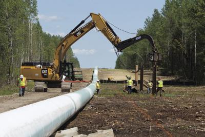 Line 3 Replacement Pipeline construction