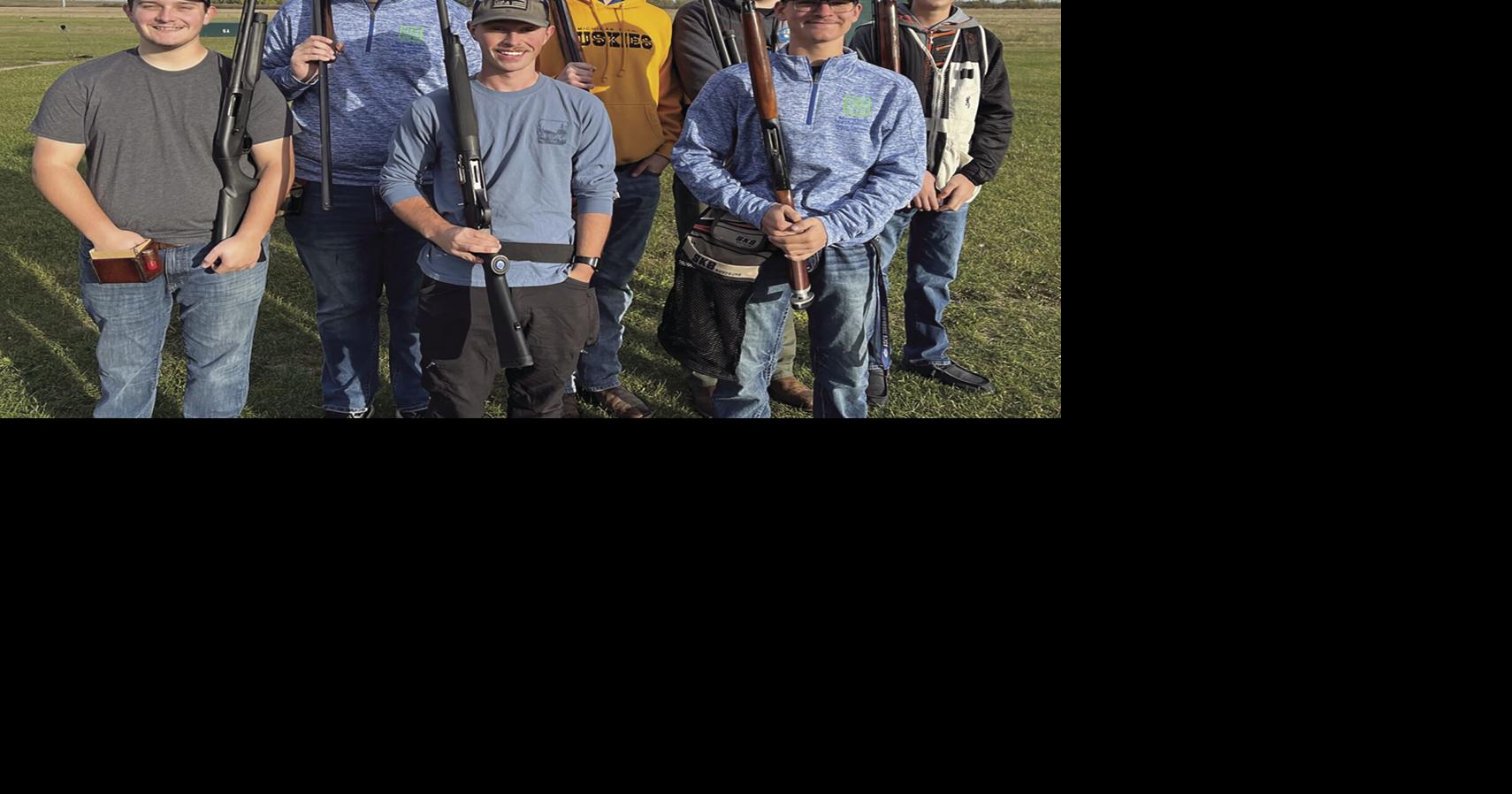 Itasca trapshooting team members are in action College