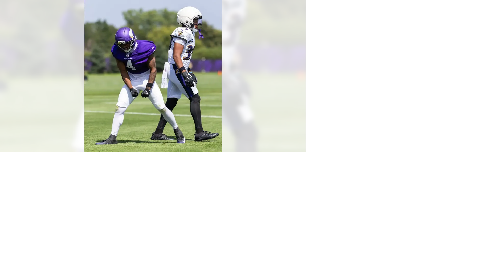 Vikings, Ravens set to clash in preseason after two days of padded practices