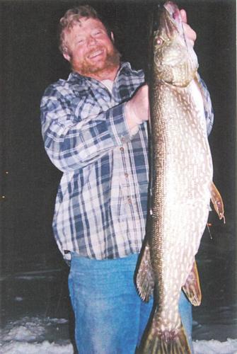 Northern Pike Caught on Mepps Spinner, Ray F.