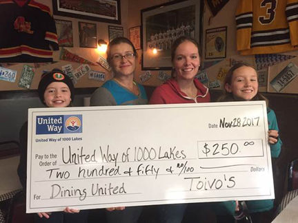 Area Restaurants Serve Hope - United Way of 1000 Lakes