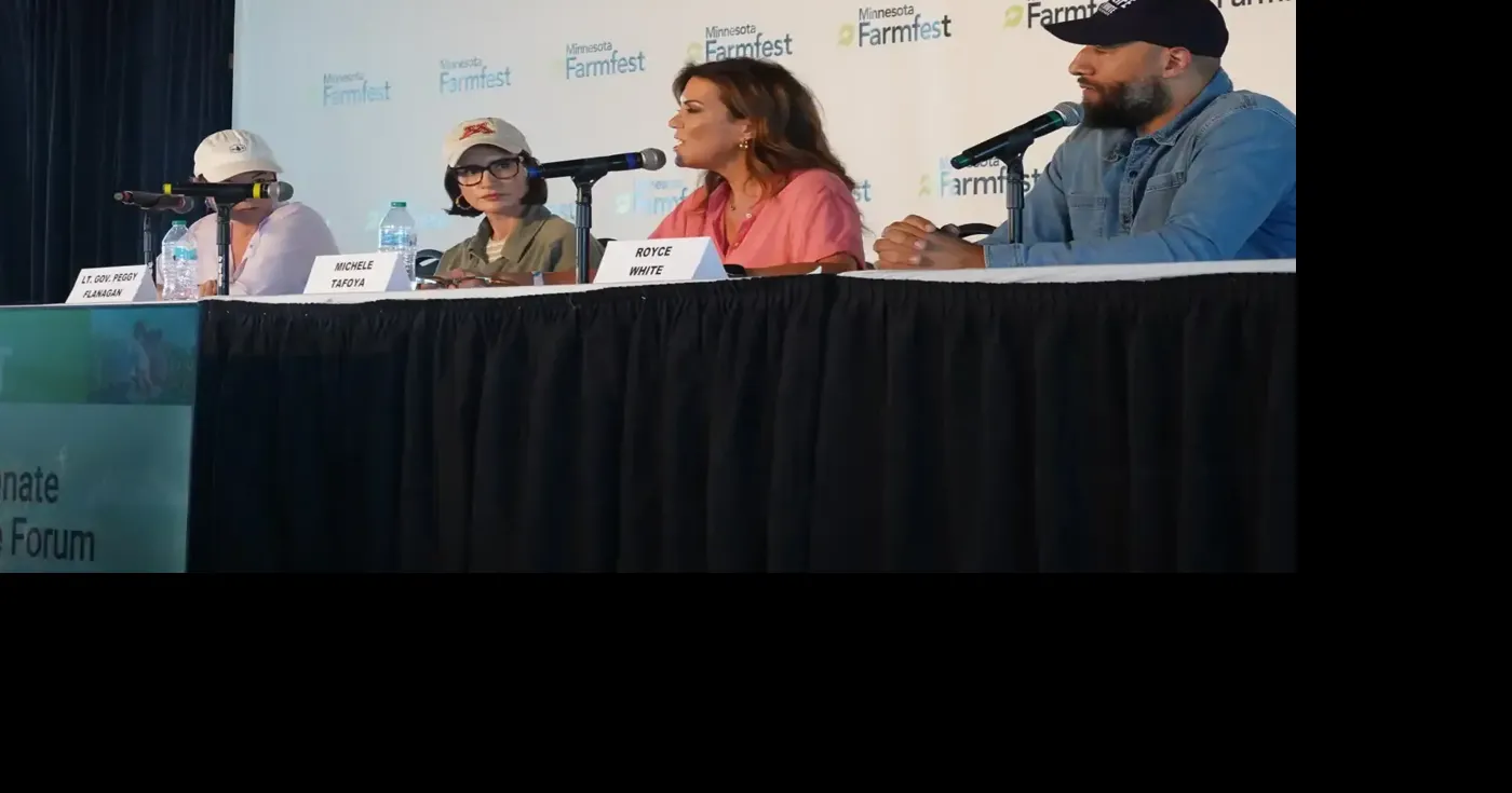 U.S. Senate candidates spar over immigration, tariffs at Farmfest
