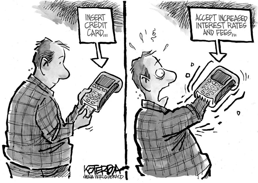 Rates Will Eat You Alive Editorial Cartoons