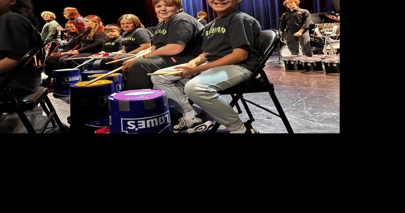 Highland Students Thrive Through Bucket Drumming | Local News ...