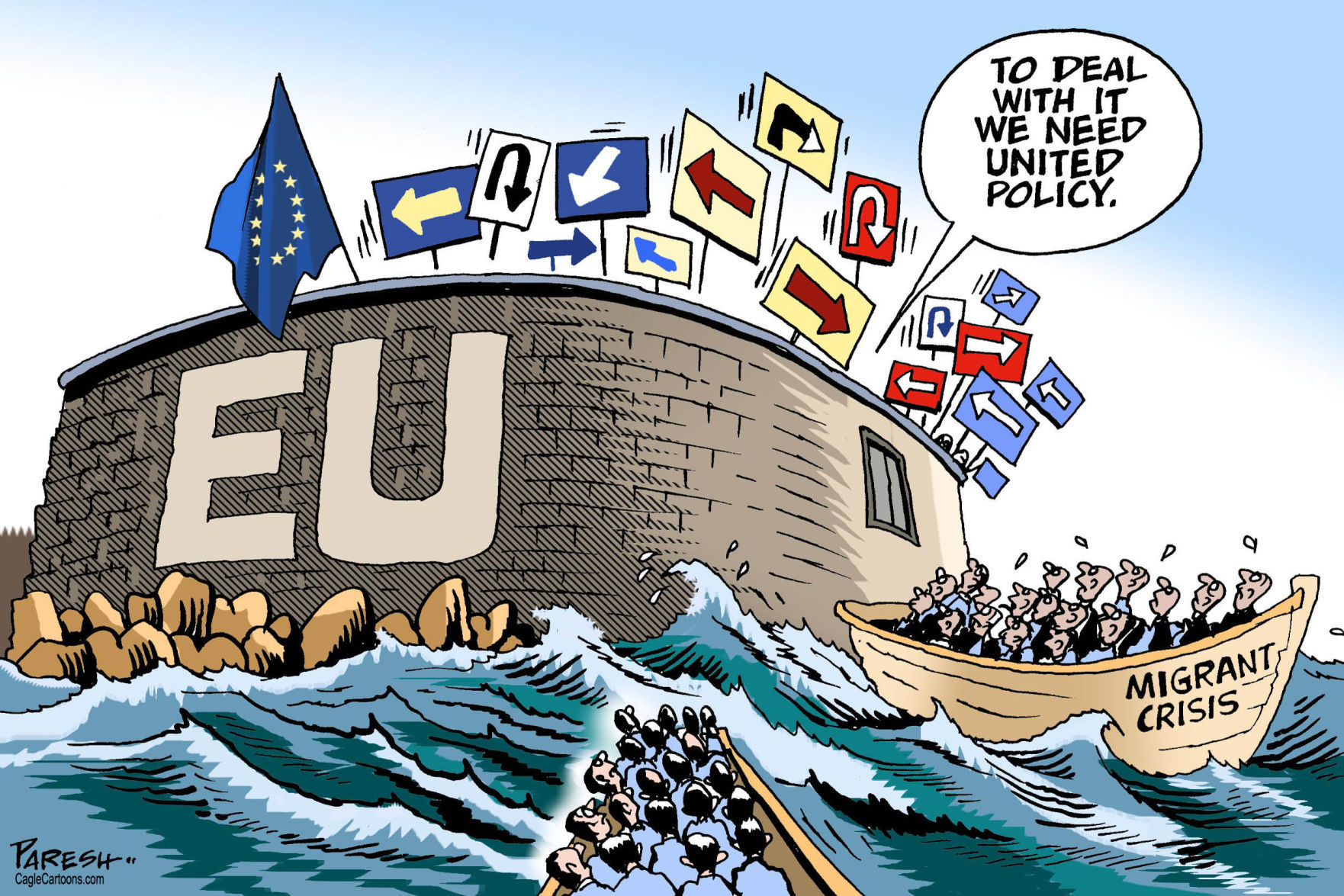 EU Migrant Crisis Editorial Cartoons Greenevillesun Com   5b2c025cd8b86.image 