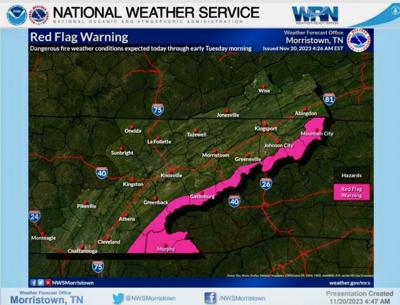 Dry Weather And Strong Winds Spur Red Flag Warning Through Tuesday ...