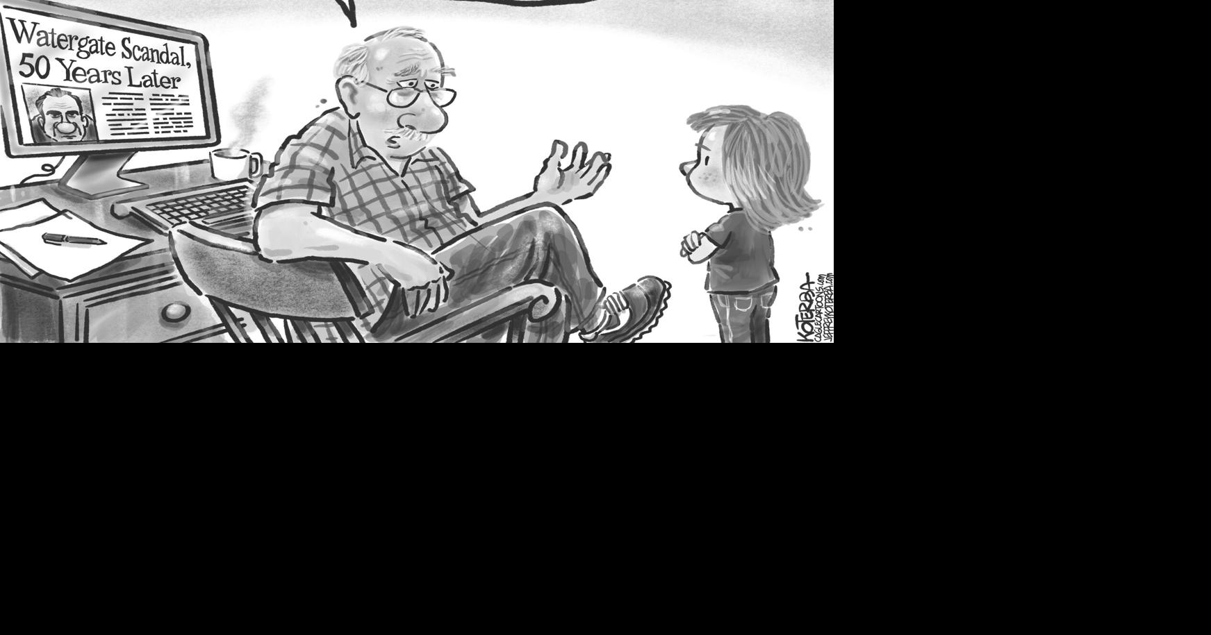 Watergate 50 Years Later Editorial Cartoons
