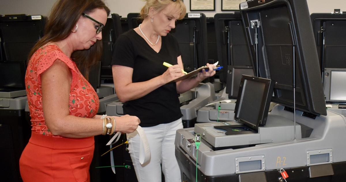 Voting machines certified for Aug. 6 election; early voting begins Friday