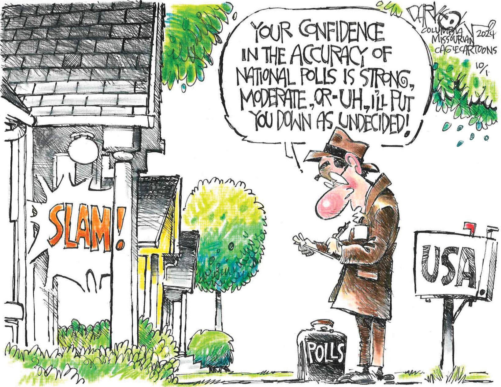 National Polls Editorial Cartoons