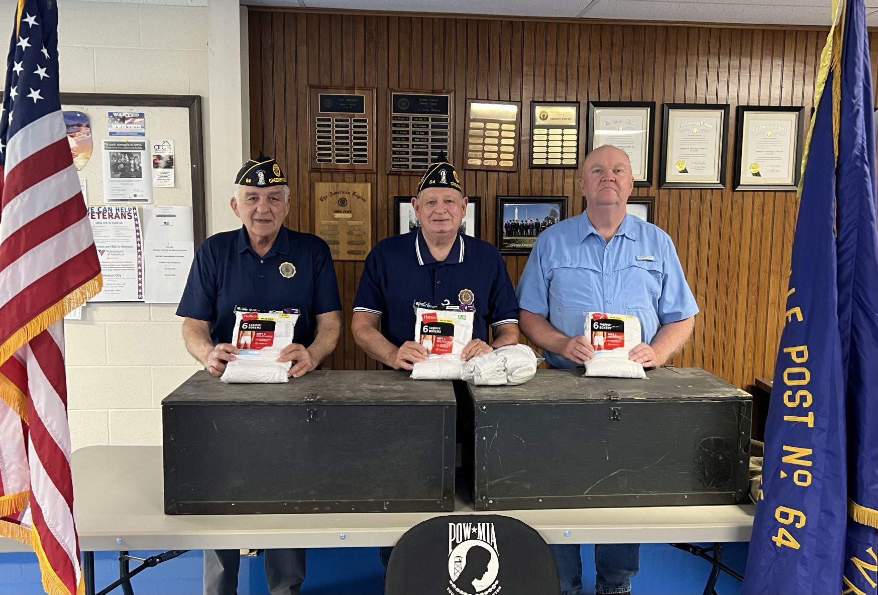 American Legion Post 64 Collecting Items To Benefit Hospitalized Vets ...