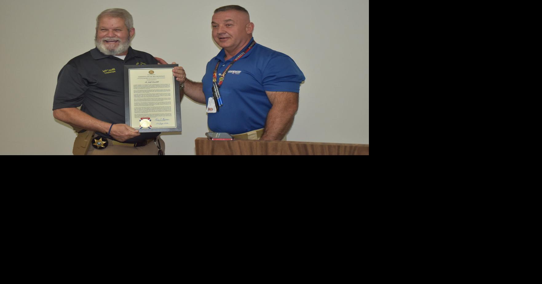 Lt. Caudill honored with retirement reception